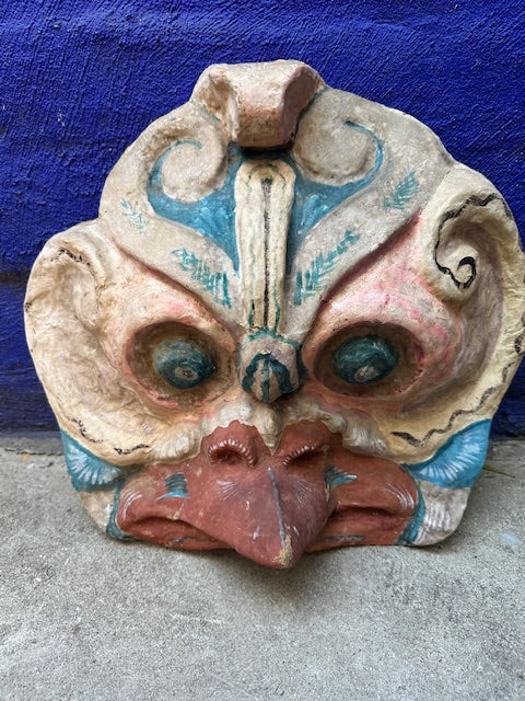 Vintage Indian Deity Paper Mache Mask