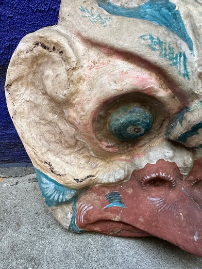 Vintage Indian Deity Paper Mache Mask