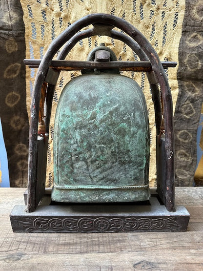 Antique Asian Elephant Bronze Bell