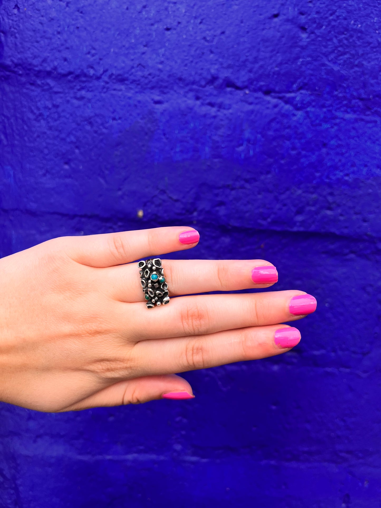 Brutalist Sterling Silver Ring