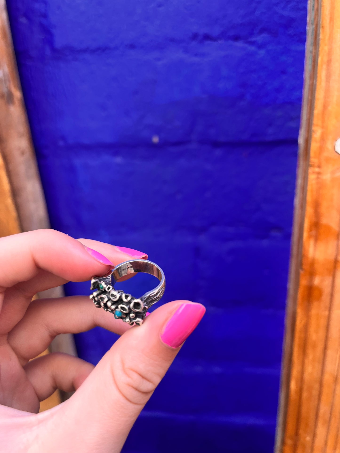 Brutalist Sterling Silver Ring