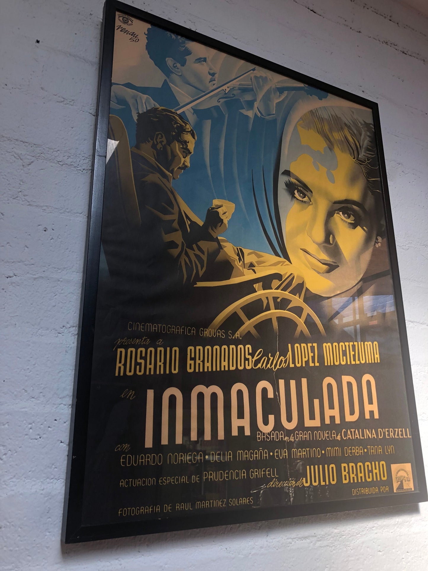 Vintage Mexican Movie Poster “Immaculada” Golden Age of Mexican Cinema