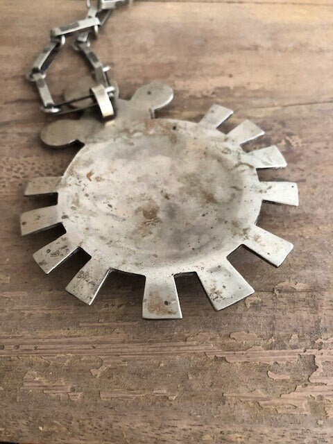 Alpaca Silver Vintage Mexican Necklace