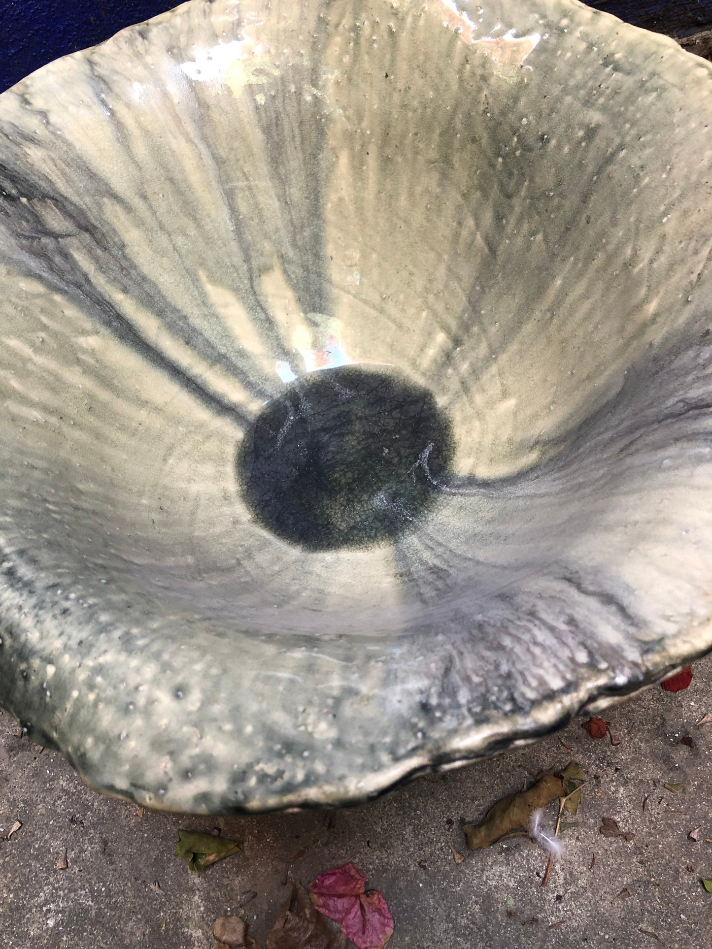 Large Hand Thrown Glazed Studio Bowl