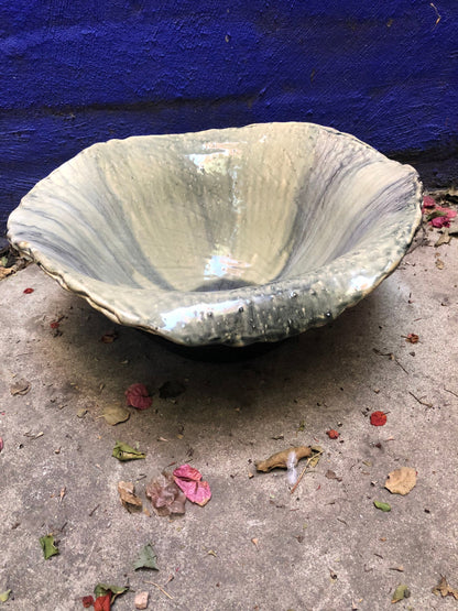 Large Hand Thrown Glazed Studio Bowl